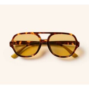 Adult Tortoise Frame Aviator Sunglasses -‎ Woolrich x Target Yellow